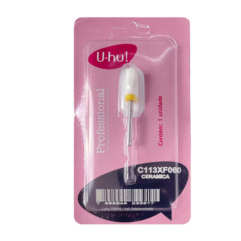 BROCA MANICURE CERAMICA TAMBOR EXTRA FINA U-hu 113XF060