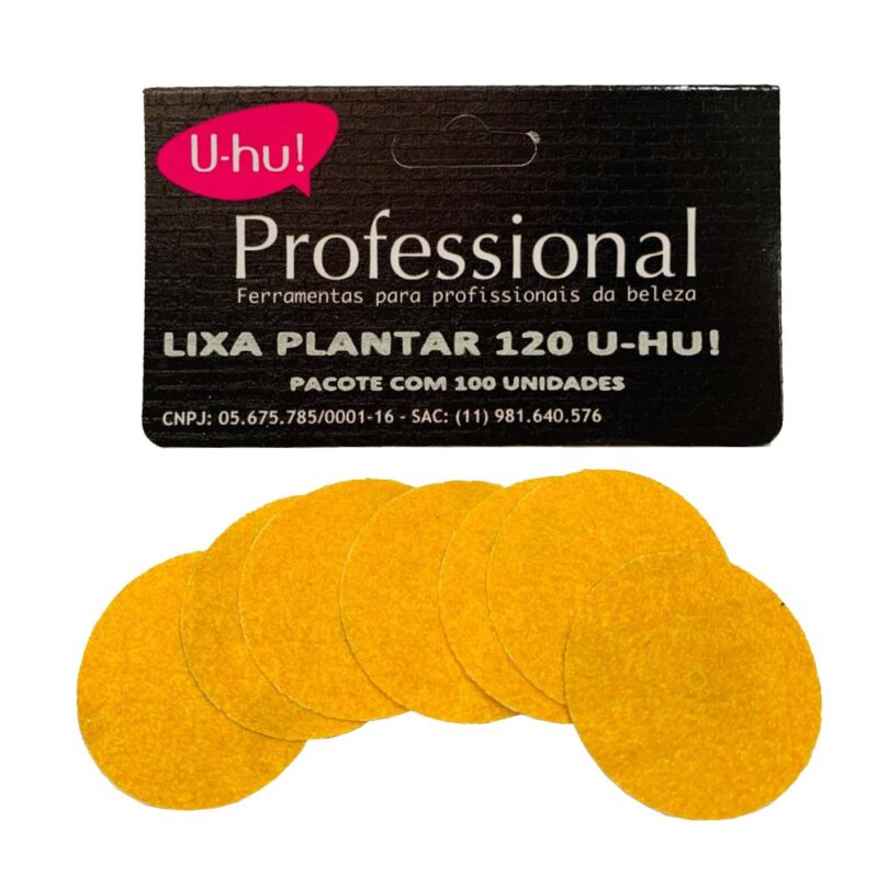 Lixa Plantar 120 U-hu! 100 und Com Mandril