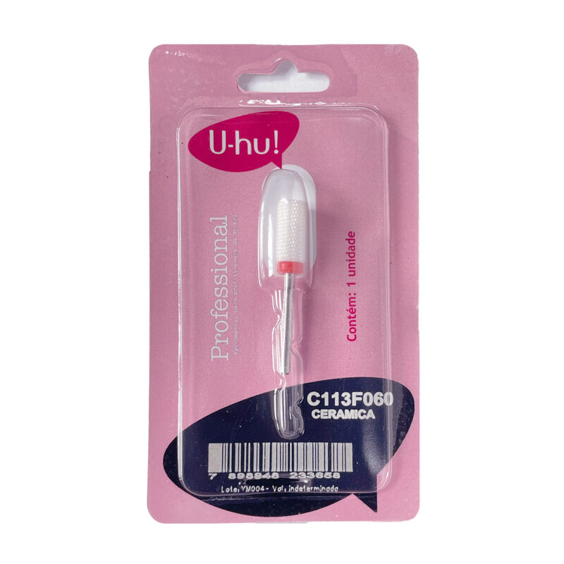 BROCA MANICURE CERAMICA TAMBOR FINA U-hu 113F060