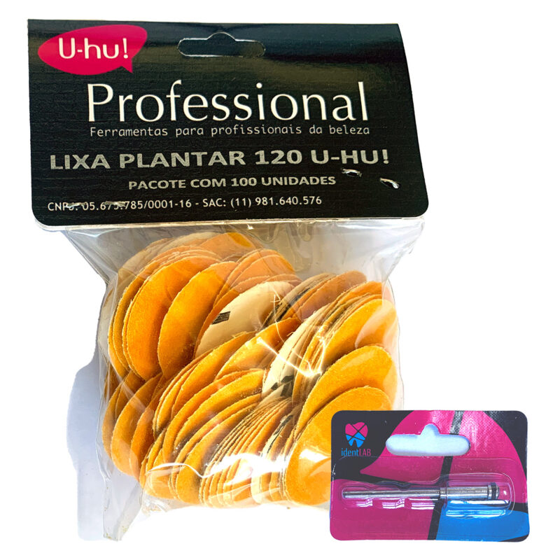 Lixa Plantar 120 U-hu! 100 und Com Mandril